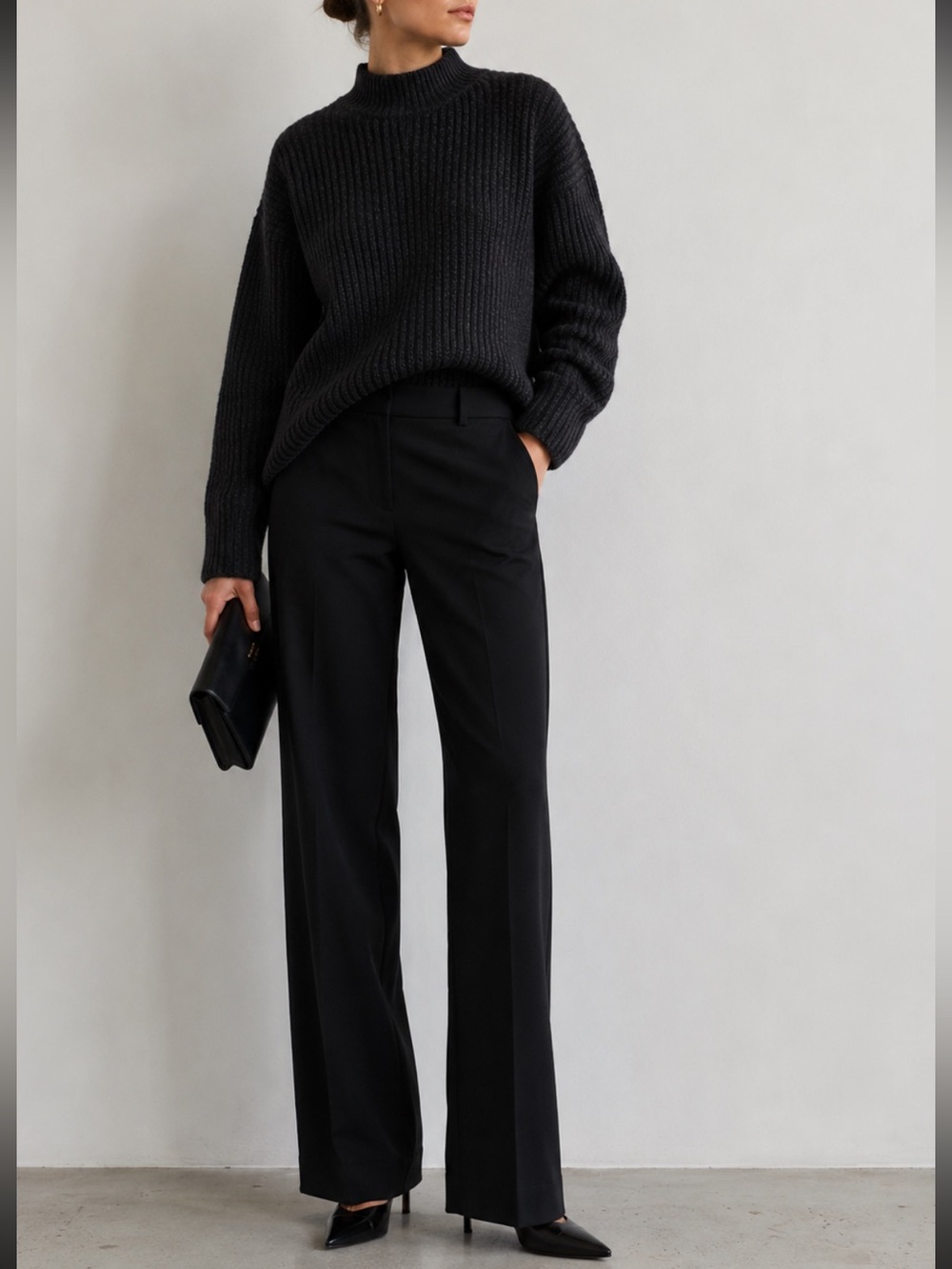 Vintage 90's Roberto Cavalli straight mid waist wool pants Sz S made in Italy